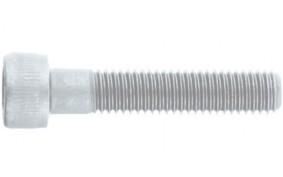 Zylinderschraube ISO 4762 - 12.9 - Zinklamelle silber+Topcoat - M8 X 20