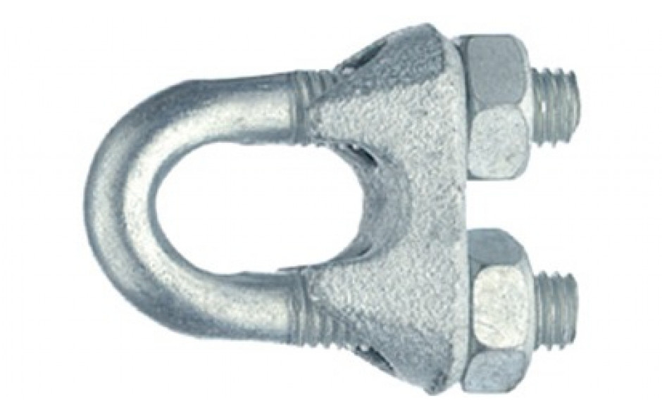 Seilklemmen 5/8 Zoll = 16 mm ähnlich DIN 741 Stahl verzinkt