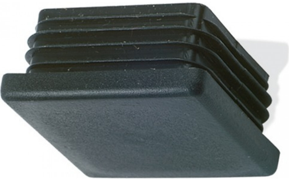 Quadratrohrstopfen - Polyamid - L25 X H16,5 X B25 - schwarz