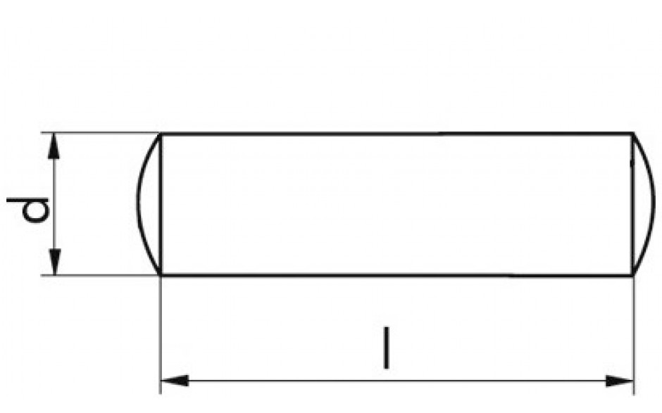 BMF Stabdübel, Durchmesser 12 mm, Länge 60 mm