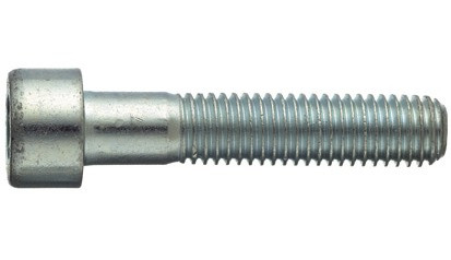 Zylinderschraube ISO 4762 - 8.8 - verzinkt blau - M2,5 X 12