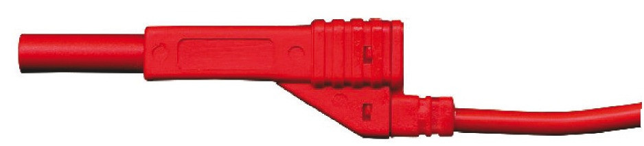 RECA Messkabel rot 4 mm x 5 m mit Stecker