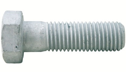 Sechskantschraube ISO 4014 - 8.8U - feuerverzinkt - M10 X 100