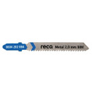 RECA list za ubodnu pilu Metal 2,0 mm BIM, za ravni rez, dužina: 50/75 mm