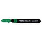 RECA list za ubodnu pilu INOX 1,1 mm HM, fini ravni rez, dužina: 55/83 mm