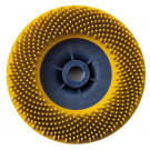 RECA Brush MOP, prihvat M14, Ø 115 mm, žuti, granulacija: 80