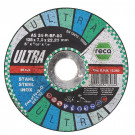 RECA brusna ploča Ultra INOX, zakrivljena, 125 x 7 x 22,23 mm