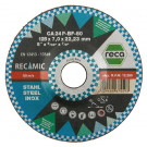 RECA brusna ploča RECAMIC, zakrivljena, 125 x 7 x 22,23 mm
