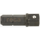 RECA spojni element, vanjski 6-kut 1/4'' na vanjski 4-kut 1/4'', E6.3, dužina: 25 mm