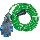 Produžni kabel s trostrukim razdjelnikom, 3 x 2,5 mm², dužina: 10 m