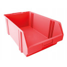 Otvorena skladišna kutija, veličina: 1, crvena