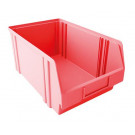 Otvorena skladišna kutija, veličina: 2, crvena