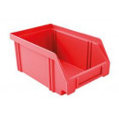 Otvorena skladišna kutija, veličina: 4, crvena