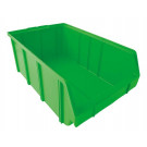 Otvorena skladišna kutija PP, veličina: 1, zelena