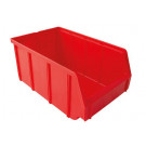 Otvorena skladišna kutija PP, veličina: 2, crvena
