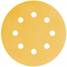 MIRKA ploča s ''čičkom'' Gold, Ø 150 mm, 15 rupa, granulacija: 40, pakiranje = 50 komada