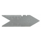 Šiljasta mjerka za noževe za narezivanje navoja, za metričke navoje 60°