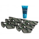 Ljetni PSA paket: 6x UNIVET zaštitne naočale 516 + 1x UV zaštitna krema za sunce 100 ml