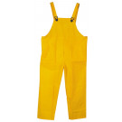 Kišne hlače s naramenicama, poliester, žute, veličina: M