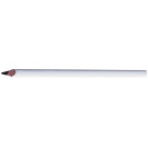 Tesarska olovka, bijela, tvrda, dužina: 240 mm