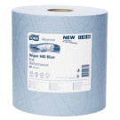 TORK papir za čišćenje u roli, 3-slojni, plavi, 750 listova, 370 x 340 mm, pakiranje = 1 rola