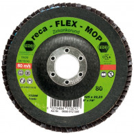 RECA Flex-Mop, zakrivljeni, cirkonski korund, Ø 115 mm, granulacija: 40