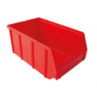 Otvorena skladišna kutija PP, veličina: 2, crvena